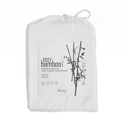Kosy bambus rúmföt 140x220 hvít