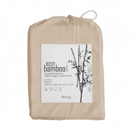 Kosy bambus rúmföt 140x200 Sand