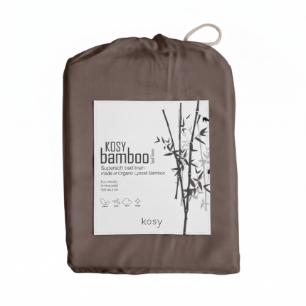 Kosy bambus rúmföt 140x220 Mud