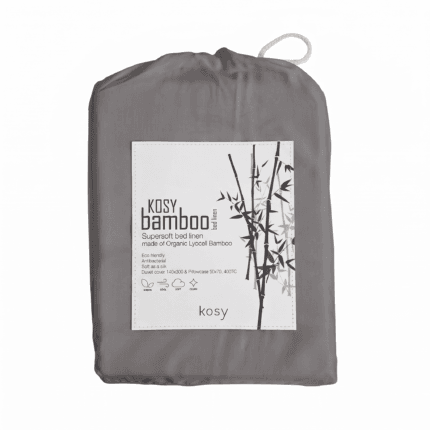 Kosy bambus rúmföt 140x200 grá