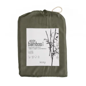 Kosy bambus rúmföt 200x220 Olive