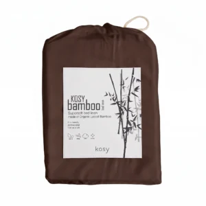 Kosy bambus rúmföt 140x220 brún