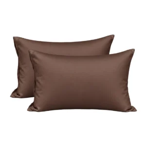 Kosy bambus koddaver 2 stk 50x70 cm brún